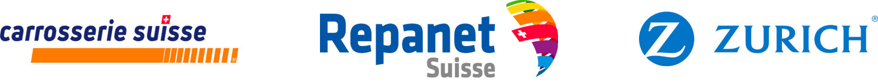 Carrosserie Suisse - Repanet - Zurich Logos